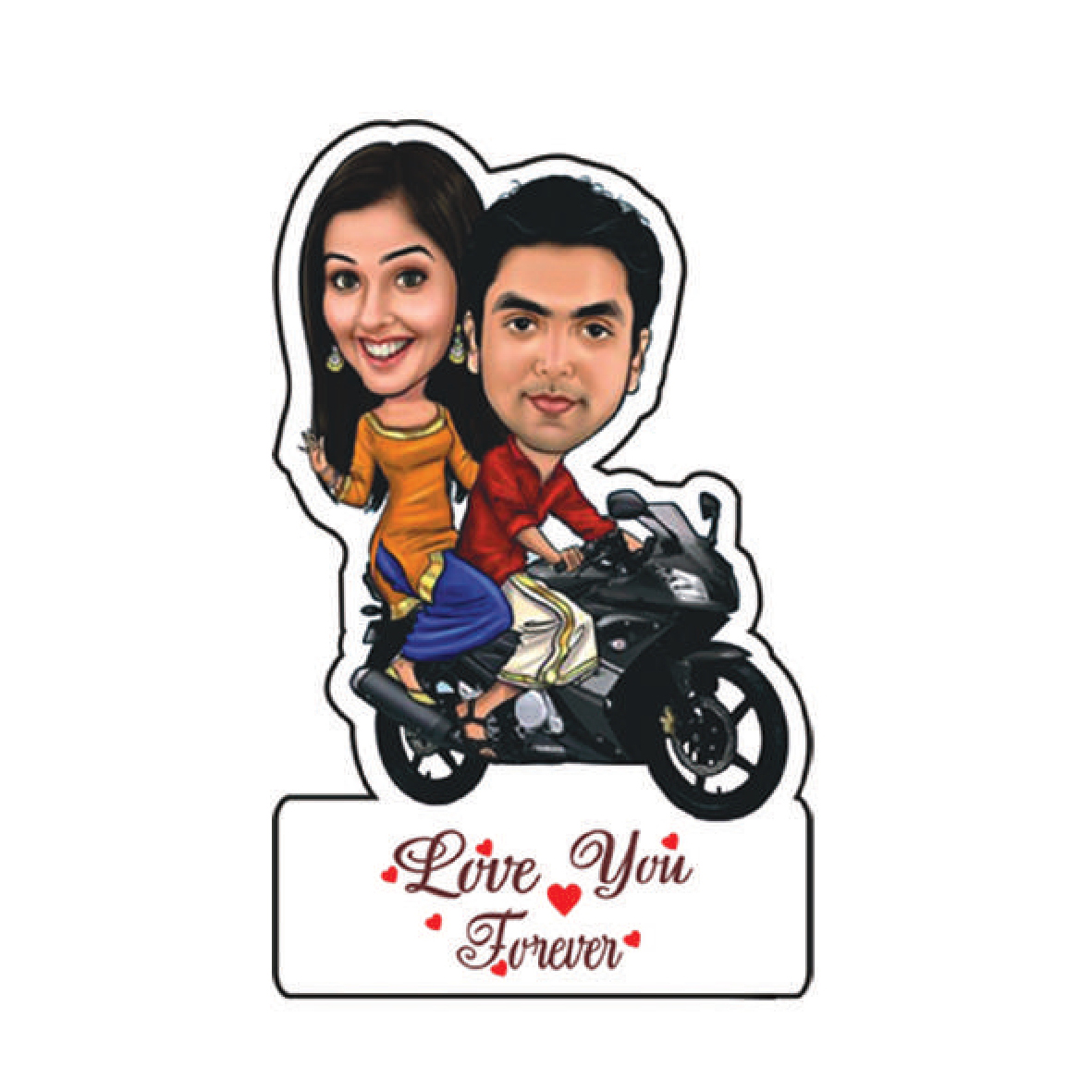 HEARTSLY | Wooden Caricature Personalized Gifts for Home Decore 7 Inch |  Customized Him Her Gift for Pregnant Couples | Photo Anniversay Gifts :  Amazon.in: Home & Kitchen
